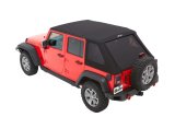 Bestop 07-18 Jeep Wrangler JK 4-Door Trektop (Black Diamond) thumbnail 1