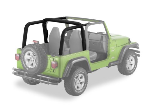 Bestop 97-02 Jeep Wrangler TJ Sport Bar Cover (Black Denim) thumbnail 1