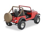 Bestop Jeep 80-83 Cj5 / 80-86 Cj7 Sport Bar Cover (Tan) thumbnail 1