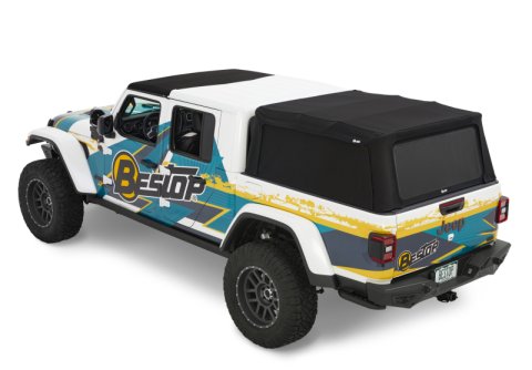Bestop 20-26 Jeep Gladiator For 5 Ft. Bed Supertop For Truck 2 (Premium Black Twill) thumbnail 1