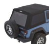 Bestop 07-18 Jeep Wrangler JK 2-Door Window Set (Premium Black Twill Fits Trektop 54922) thumbnail 2