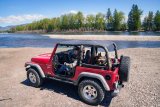 Bestop 97-02 Jeep Wrangler TJ Header Safari Bikini (Mesh) thumbnail 4