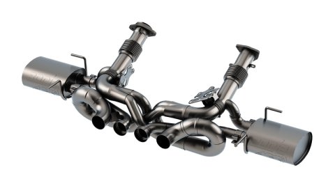 Borla 23-26 Chevrolet Corvette C8 Z06 5.5L V8 AT 3in ATAK Exhaust (Reuse OE Tips) thumbnail 1