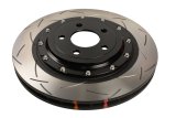 DBA 24-26 Ford Mustang (390mm Front Rotor) Rear 5000 Series Slotted Rotor (w/Black Hat) thumbnail 1