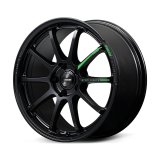 Gram Lights 57NR LIMITED II 17x7.0 +47 4-100 Semigloss Black Wheel w/ Black Cap/Stickers/Air Valve thumbnail 4