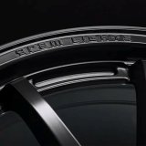 Gram Lights 57NR LIMITED II 18x8.5 +38 5-114.3 Semigloss Black Wheel w/ Black Cap/Stickers/Air Valve thumbnail 1
