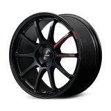Gram Lights 57NR LIMITED II 18x9.5 +45 5-100 Semigloss Black Wheel w/ Black Cap/Stickers/Air Valve thumbnail 4