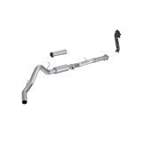 MBRP 01-04 Chevy Silverado / GMC Sierra 2500/3500HD 4in OD CatBack Single Side Exit w/ Downpipe - AL thumbnail 1