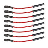 Moroso 99-13 GM LS/LQ 4.8/5.3/5.7/6.0/6.2L Ultra 350 8mm Multi-Angle Boot Spark Plug Wire Set - Red thumbnail 1