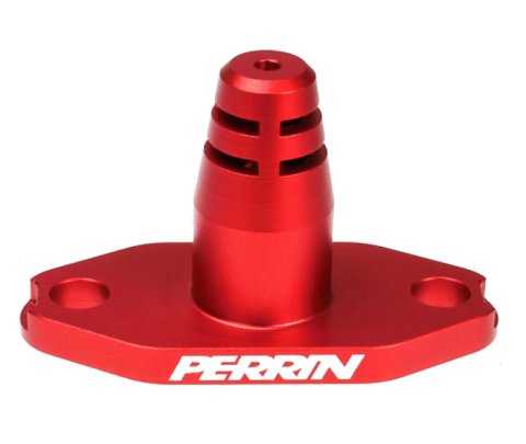 PERRIN 22-26 Subaru WRX / 20-26 Ascent & OBXT & Legacy XT Low Profile Intake Return Nozzle - Red thumbnail 1
