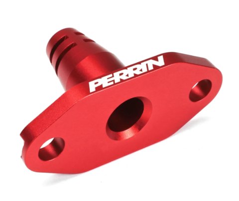 PERRIN 22-26 Subaru WRX / 20-26 Ascent & OBXT & Legacy XT Low Profile Intake Return Nozzle - Red thumbnail 2