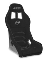 PRP Seats Nano Composite Seat - Black w/ Silver Stitch and Logos thumbnail 1