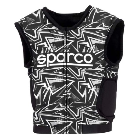 Sparco Vest SJ Pro K-3 LRG - BLK/WHT