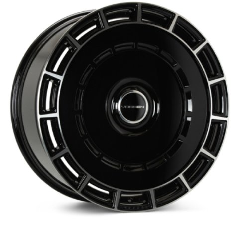 Vossen HF-9 22x11 - 5x112 - ET30 - 66.56 - Deep - Gloss Black Polished Wheel