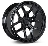 Vossen X Urban Forged UVX - 22x10.5 - ET32 - 5x120 - 72.6 - GB - Gloss Black - Defender Front thumbnail 1