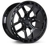 Vossen X Urban Forged UVX - 22x10.5 - ET32 - 5x120 - 72.6 - GB - Gloss Black - Defender Front thumbnail 2