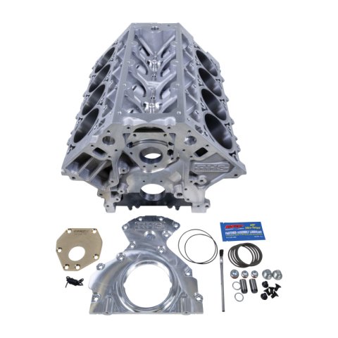 Edelbrock RHS LS Aluminum Race Block 9.750in Tall Deck 4.120in Bore 0.904in Lifter thumbnail 1