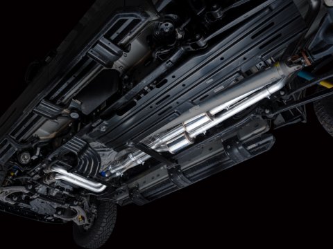 AWE Tuning 2025+ RAM 1500 3.0TT Rebel 0FG Cat-Back Exhaust w/ Chrome Silver Tips thumbnail 5