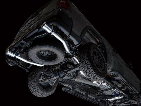 AWE Tuning 2025+ RAM 1500 3.0TT Rebel 0FG Cat-Back Exhaust w/ Chrome Silver Tips thumbnail 6