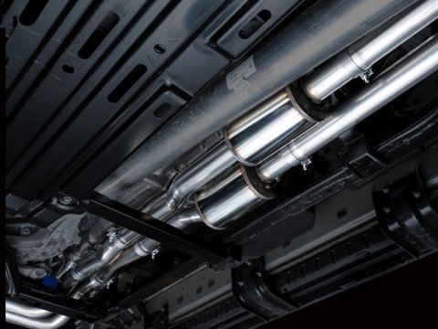 AWE Tuning 2025+ RAM 1500 3.0TT Rebel 0FG Cat-Back Exhaust w/ Chrome Silver Tips thumbnail 8