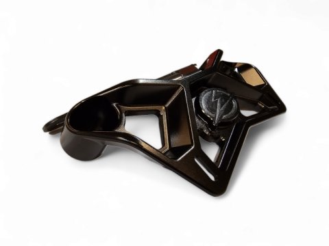 Elektric Offroad 2017+ Can Am X3 Maverick Front Shock Mount Brace W/ Light Mount Anodized Black thumbnail 2