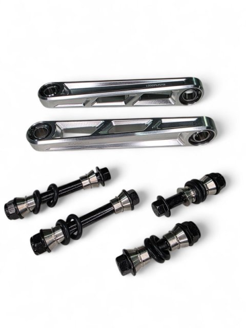 Elektric Offroad 2024+ Can Am Maverick R Front Sway Bar Links Anodized Clear thumbnail 1