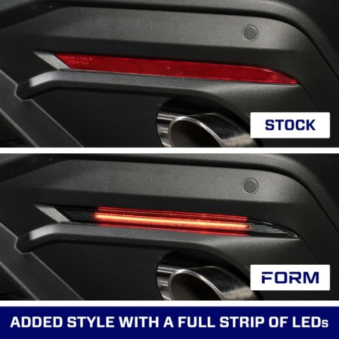 Form Lighting 2024+ Mustang LED Rear Reflector Smoked (Pair) thumbnail 3