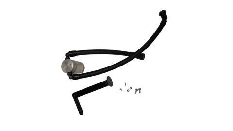 J&L 21-26 Ford F-150 5.0L Oil Separator 3.0 PCV Side - Clear Anodized thumbnail 1