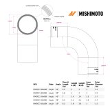 Mishimoto Duracore 4in 45 Degree Coupler thumbnail 4