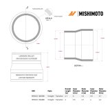 Mishimoto Duracore 3.5in to 4in Transition Coupler thumbnail 3