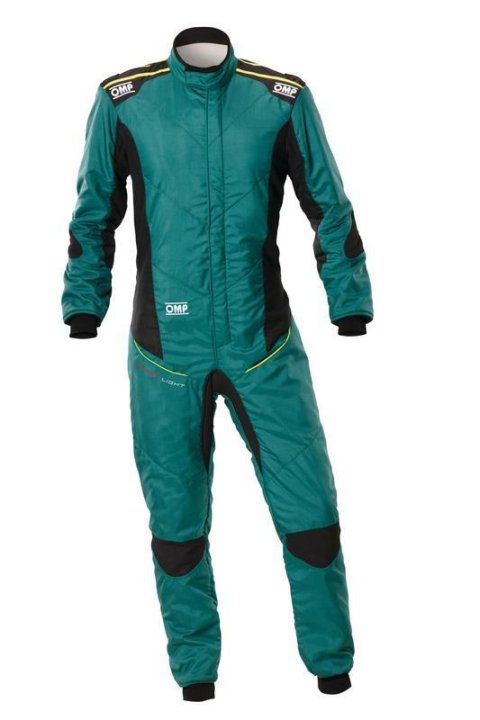 OMP TECNICA SUPERLIGHT OVERALL SFI WHITE / ANTHRACITE SZ 46 thumbnail 1