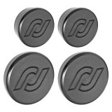 RockJock Jeep JK Wrangler Unlimited Frame Tube & Frame Rail Plug Set - Black Delrin thumbnail 2