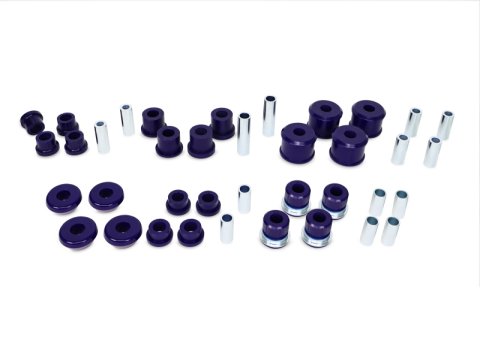 SuperPro 90-97 Mitsubishi Montero LS Control Arm & Trailing Arm Bushing Kit - (65mm Trailing Arm) thumbnail 1