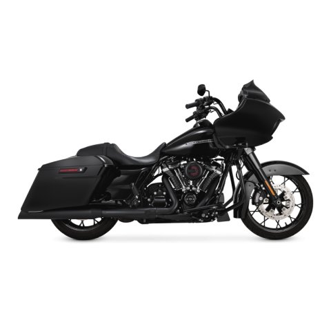 Vance & Hines 17-26 HD Touring Backslash 450 Slip-on Exhaust - Wrinkle Black thumbnail 2