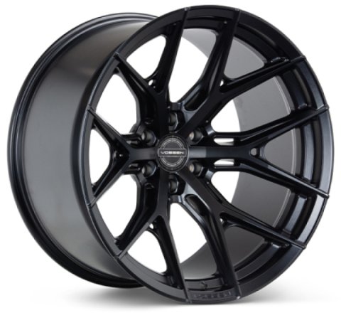 Vossen HF6-4 - 20x9 - 8x180 - ET0 - Super Deep Face - 124.3 - Satin Black Wheel
