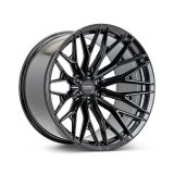 Vossen HFX-6 - 22x12 - 8x170 - ET-44 - Ultra Deep Face - 125.1 - Gloss Black Wheel thumbnail 2