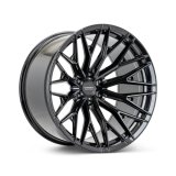 Vossen HFX-6 - 22x12 - 8x180 - ET-44 - Ultra Deep Face - 124.3 - Gloss Black Wheel thumbnail 1
