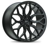 Vossen HF2 / 21x10.5 / ET10 / 5x112 / 66.56 / DEEP / SB / SATIN BLACK thumbnail 1