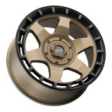 Weld Off-Road Ridge 17x9 - 5x114.3 / 5x127 BP - ET-12 - 78.1mm CB - Satin Bronze Wheel (Black Ring) thumbnail 2