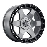 Weld Off-Road Ridge 20x9 - 5x127 / 5x139.7 BP - ET0 - 87.1mm CB - Satin Gunmetal Wheel (Black Ring) thumbnail 1