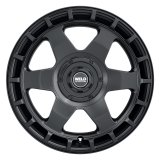 Weld Off-Road Ridge 20x9 - 8x165.1 BP - ET0 - 125.1mm CB - Satin Black Wheel thumbnail 1