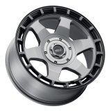 Weld Off-Road Ridge 20x9 - 8x165.1 BP - ET0 - 125.1mm CB - Satin Gunmetal Wheel (Black Ring) thumbnail 2