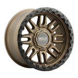 Weld Off-Road Swift 17x9in - 8x180 BP - ET-12 - 124.3mm CB - Satin Bronze Wheel & Black Ring thumbnail 3