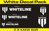 Whiteline Branded Decal Pack - White thumbnail 1