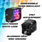 XKGlow XKmax RGBW Addressable Cube Light - Spot Beam thumbnail 4