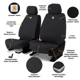 Covercraft 24-25 Jeep Wrangler Buckets Carhartt Super Dux Precision Fit Custom Front Row Seat Cover thumbnail 2