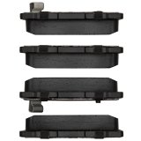 DFC 89-96 Nissan 300ZX Turbo Rear 4000 Hybridynamic Brake Pads thumbnail 3