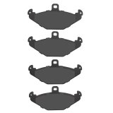 DFC 97-11 Tesla Roadster Rear 4000 Hybridynamic Brake Pads thumbnail 3