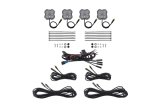 Diode Dynamics Rock Light - Red/White - M8 4-Pack thumbnail 1