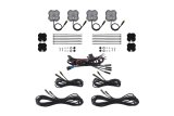 Diode Dynamics Rock Light - Red/White M8 Magnet 4-Pack thumbnail 1